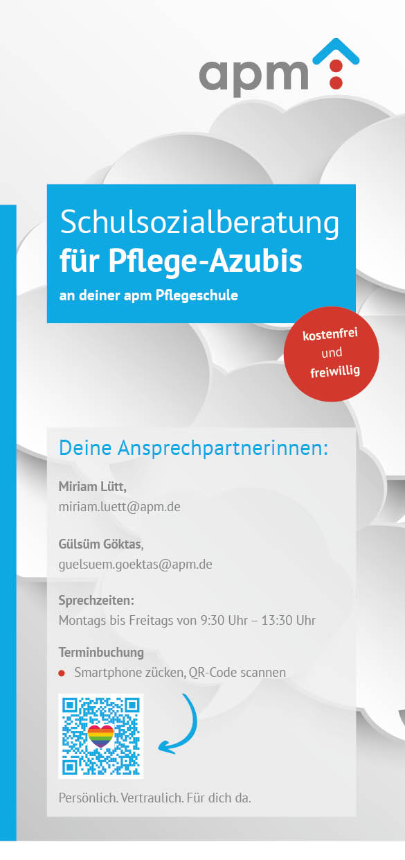 Hier Variante wählen - Flyer Schulsozialberatung