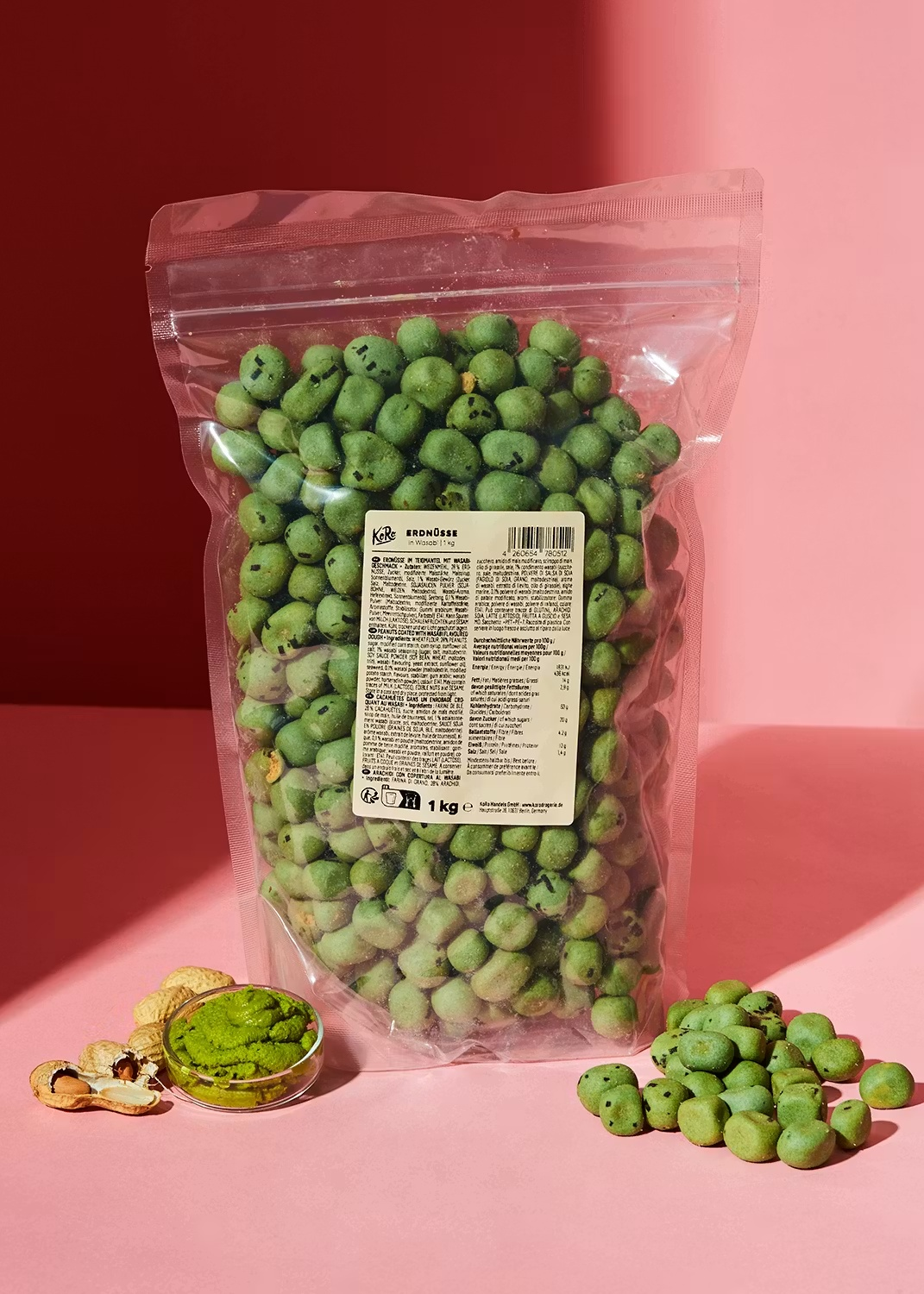 Erdnüsse mit Wasabi 1 kg