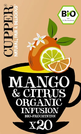Früchtetee mit Mango & Limette (20 Beutel) 36 g