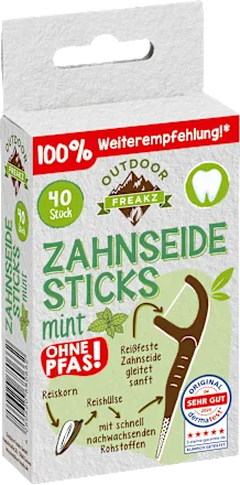 Outdoor Freakz Zahnseidesticks Mint, 40 St