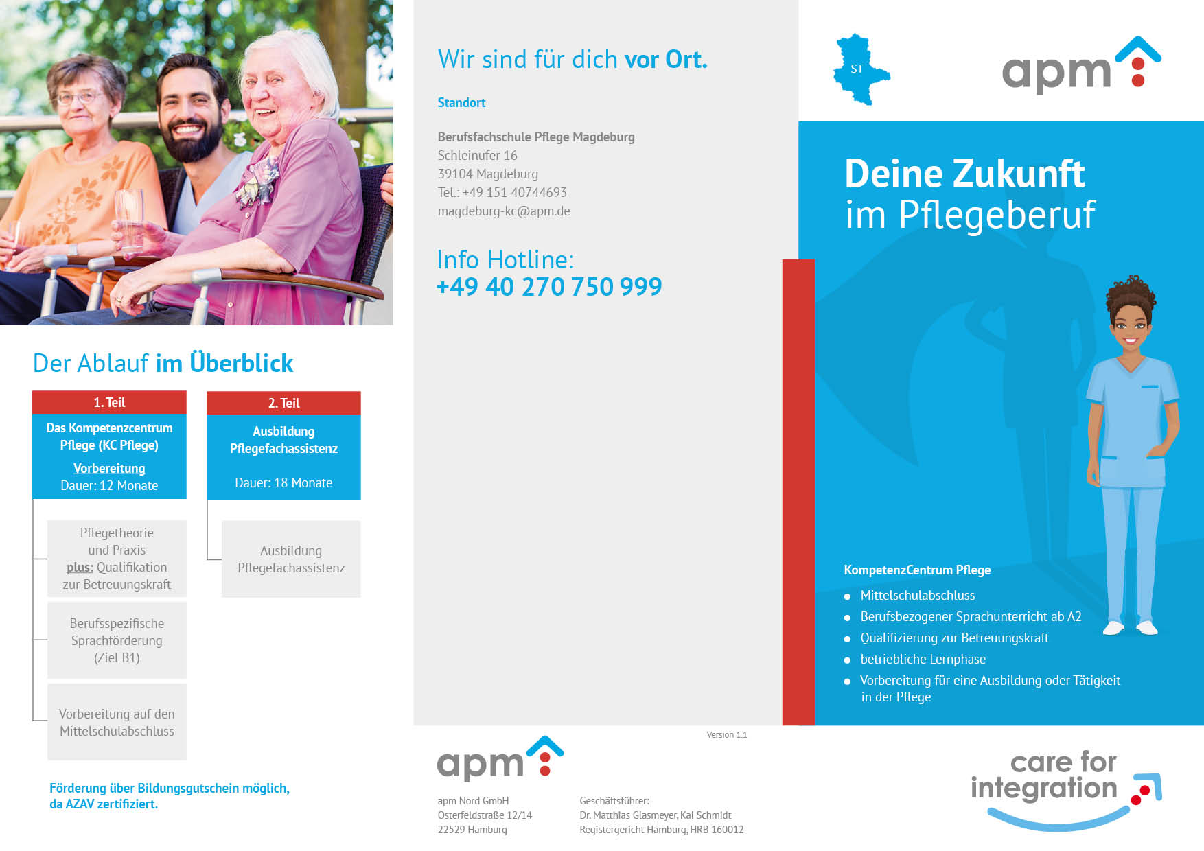 Hier Variante auswählen! Flyer – CFI/ KC/International "Sachsen-Anhalt"