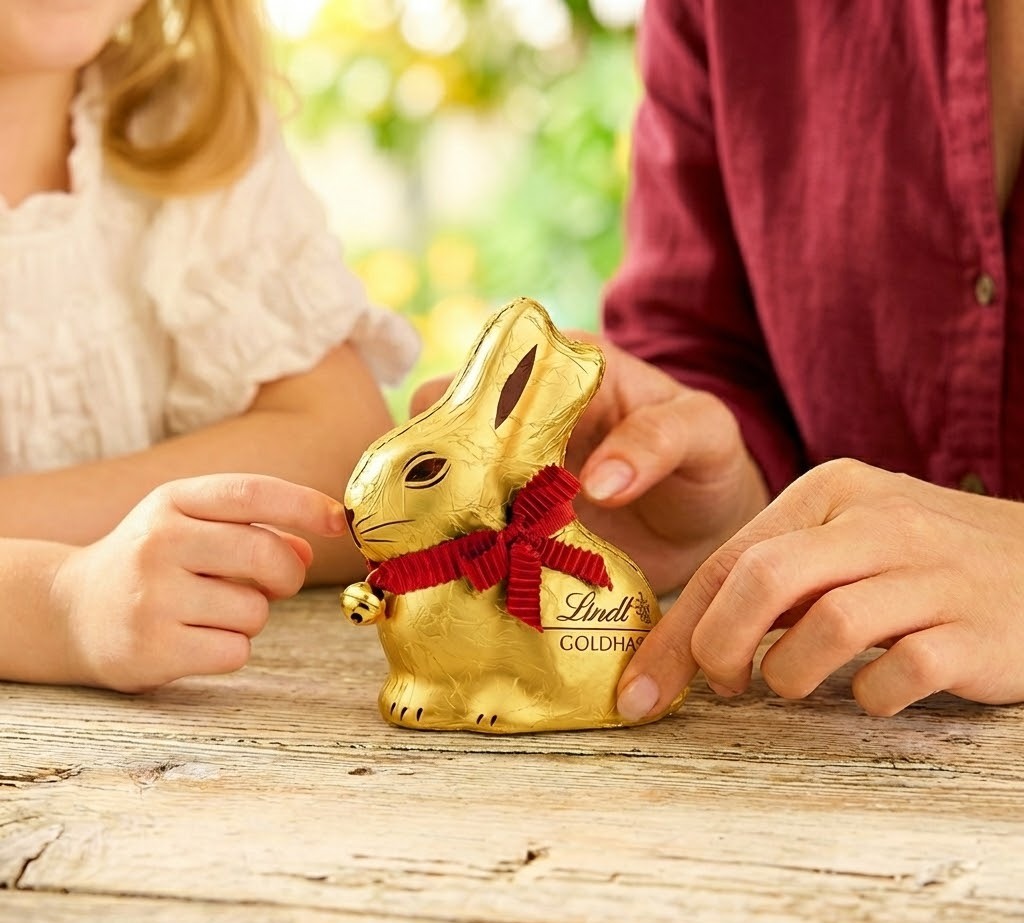 Lindt Goldhase zu Ostern