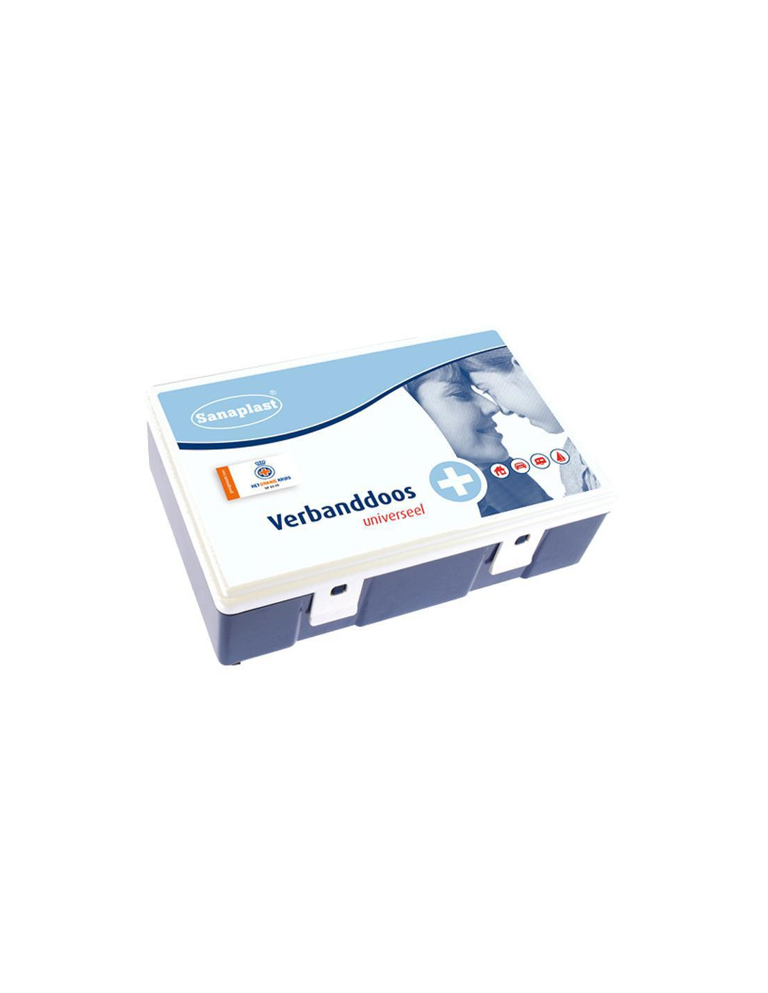 Sanaplast Verbandskasten B Werknorm 2016 niederländische Orange Cross-Zulassungsnummer: EV 81-05