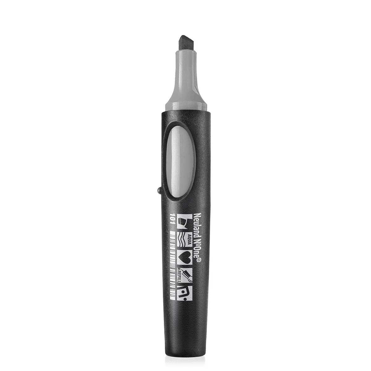 Moderationsmarker Neuland No.One® Keilspitze 2-6 mm – Einzelfarben - 101 grau