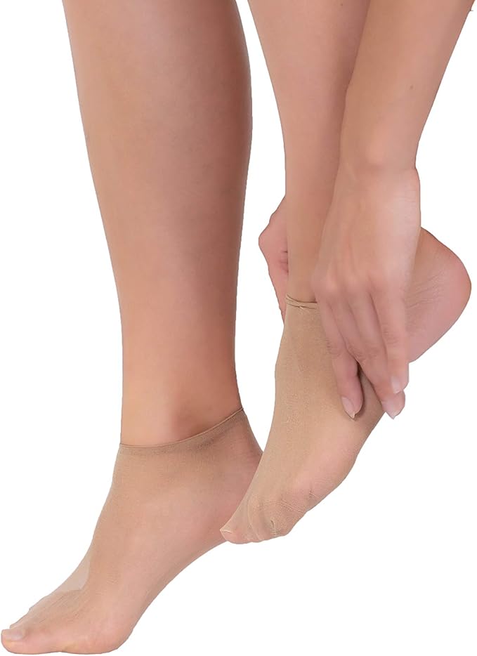 Probierstrumpf hautfarben, 144 St. in Spenderbox (Karton)