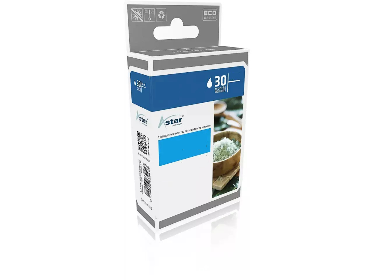 Astar Tintenpatrone AS70773 kompatibel mit Epson 604XL XP/WF cyan 4ml ca. 350 Seiten