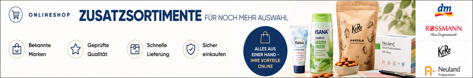 Zusatzsortimente – für noch mehr Auswahl