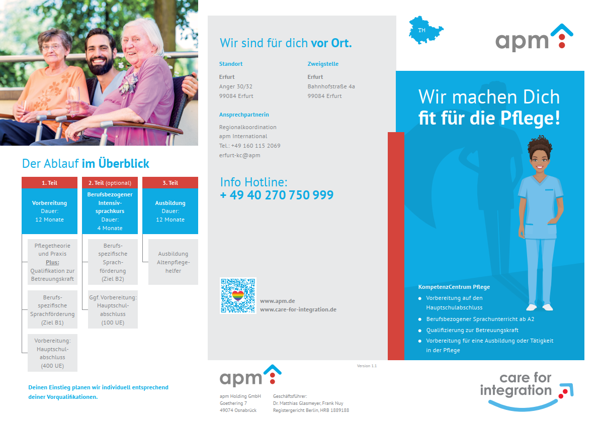 Hier Variante auswählen! Flyer – CFI/ KC/International Thüringen