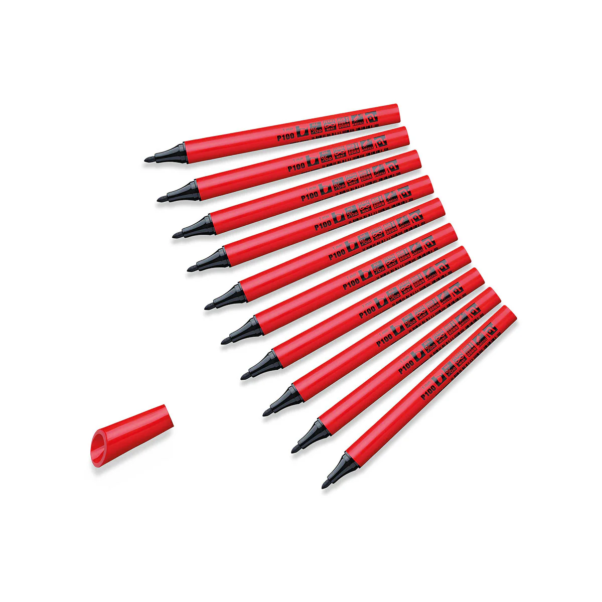 Fineliner Neuland FineOne® Estatics - Rundspitze 1 mm 10er-Set