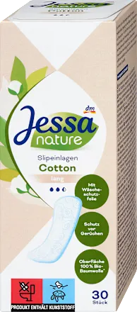 Jessa Slipeinlagen Cotton Lang nature