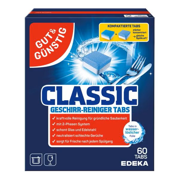 Gut & Günstig Spülmaschinentabs 60St