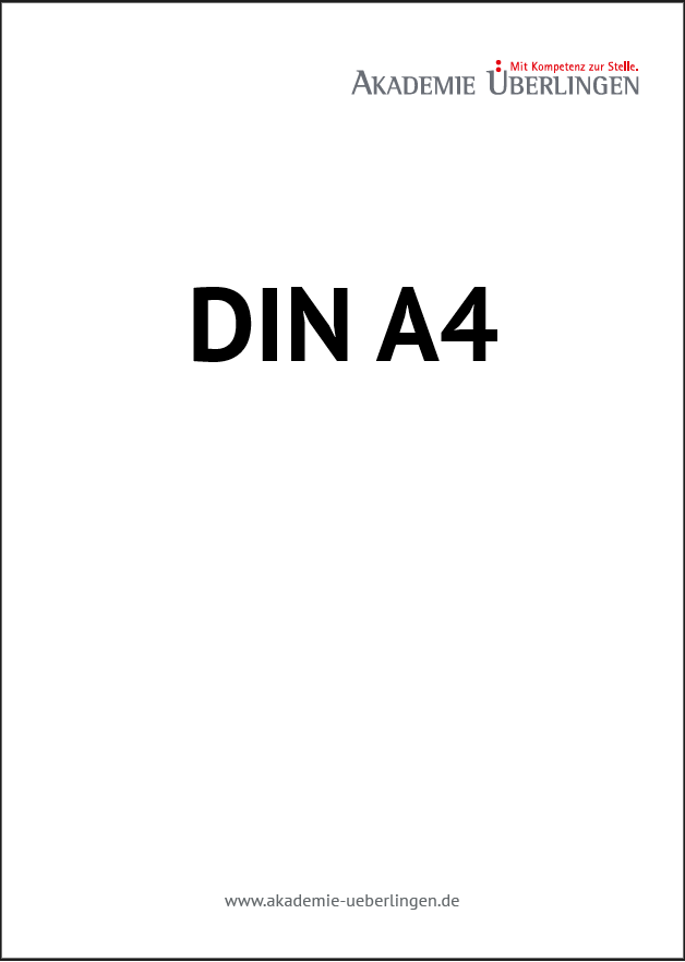 Hier Variante wählen! Block DIN A4, 50 Blatt 80g/qm Recyclingpapier, Blauer Engel, "AÜ" 