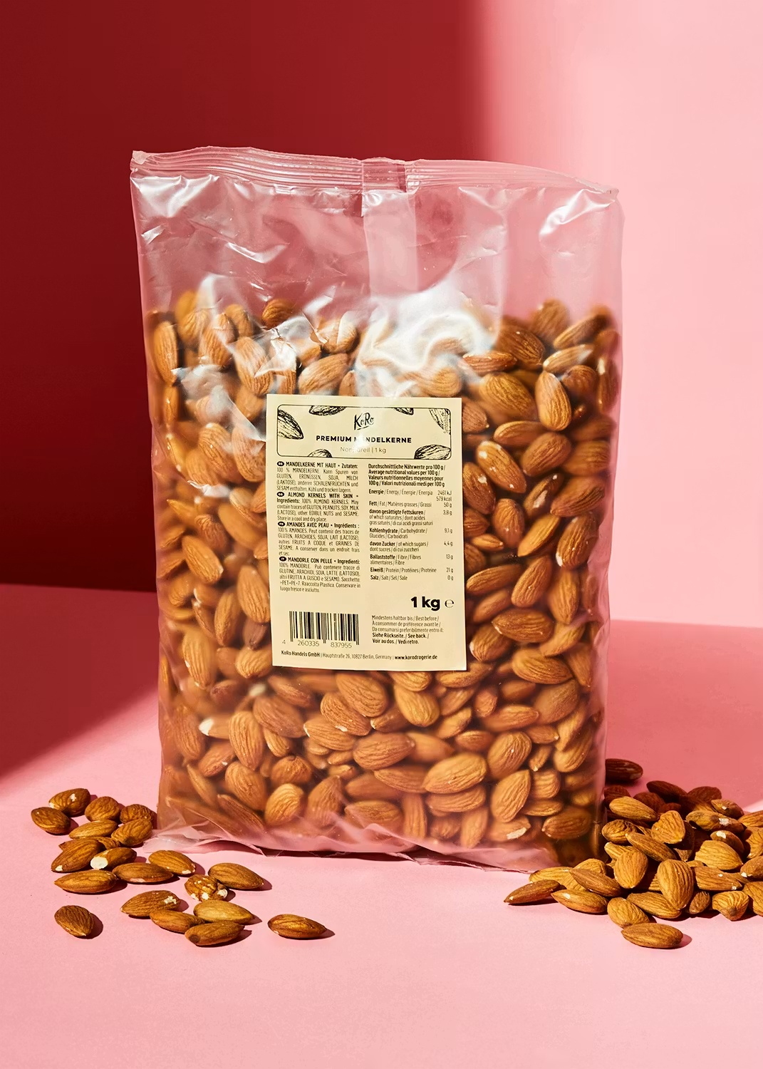 Premium Mandelkerne 1 kg
