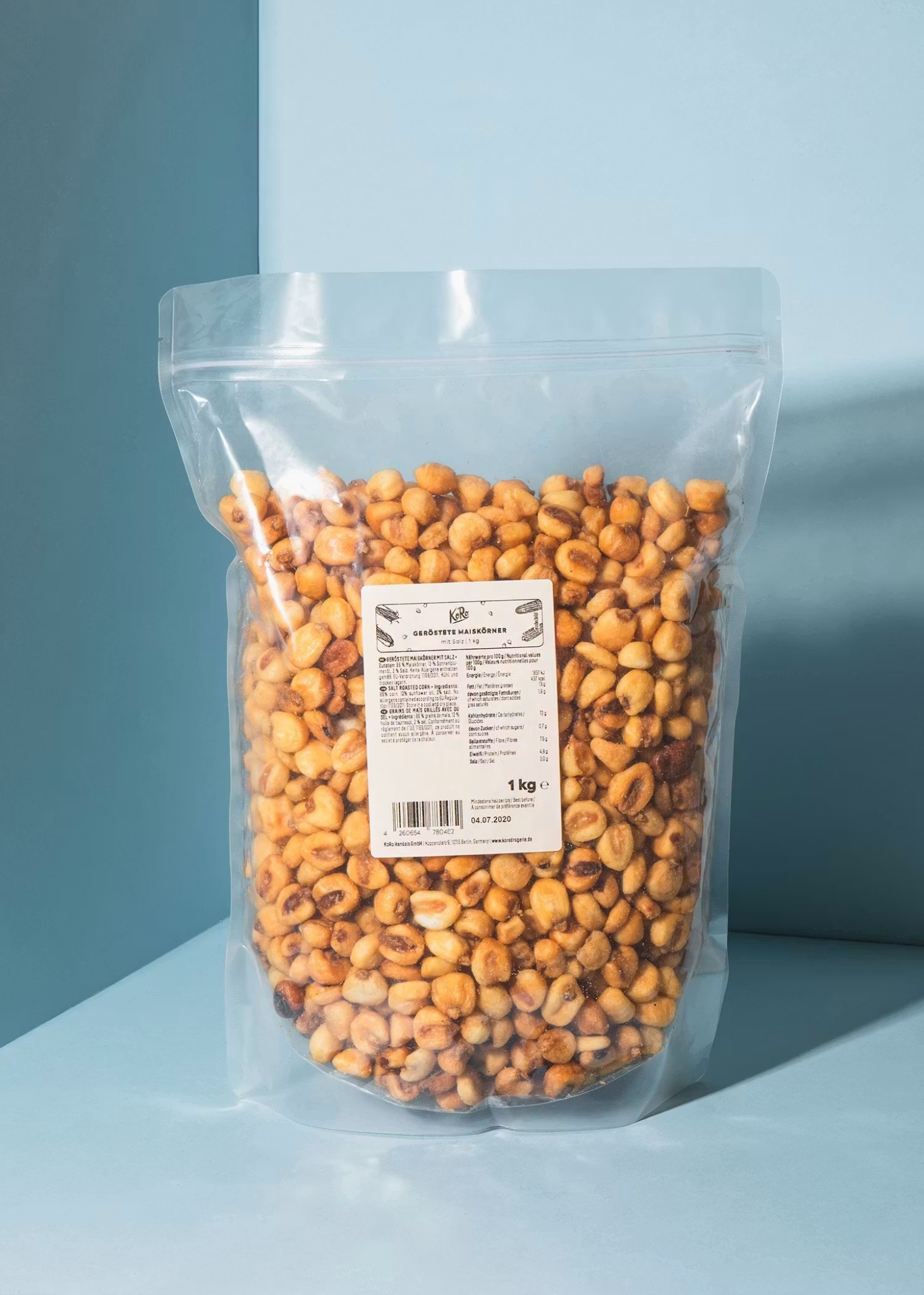 Geröstete Maiskörner mit Salz 1 kg