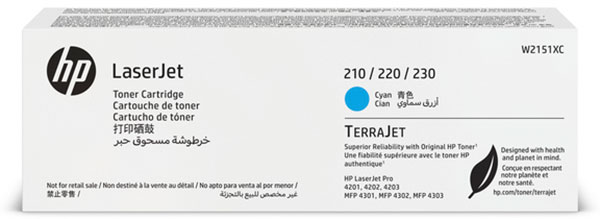 HP Toner W2151XC cyan ca. 6.000 Seiten