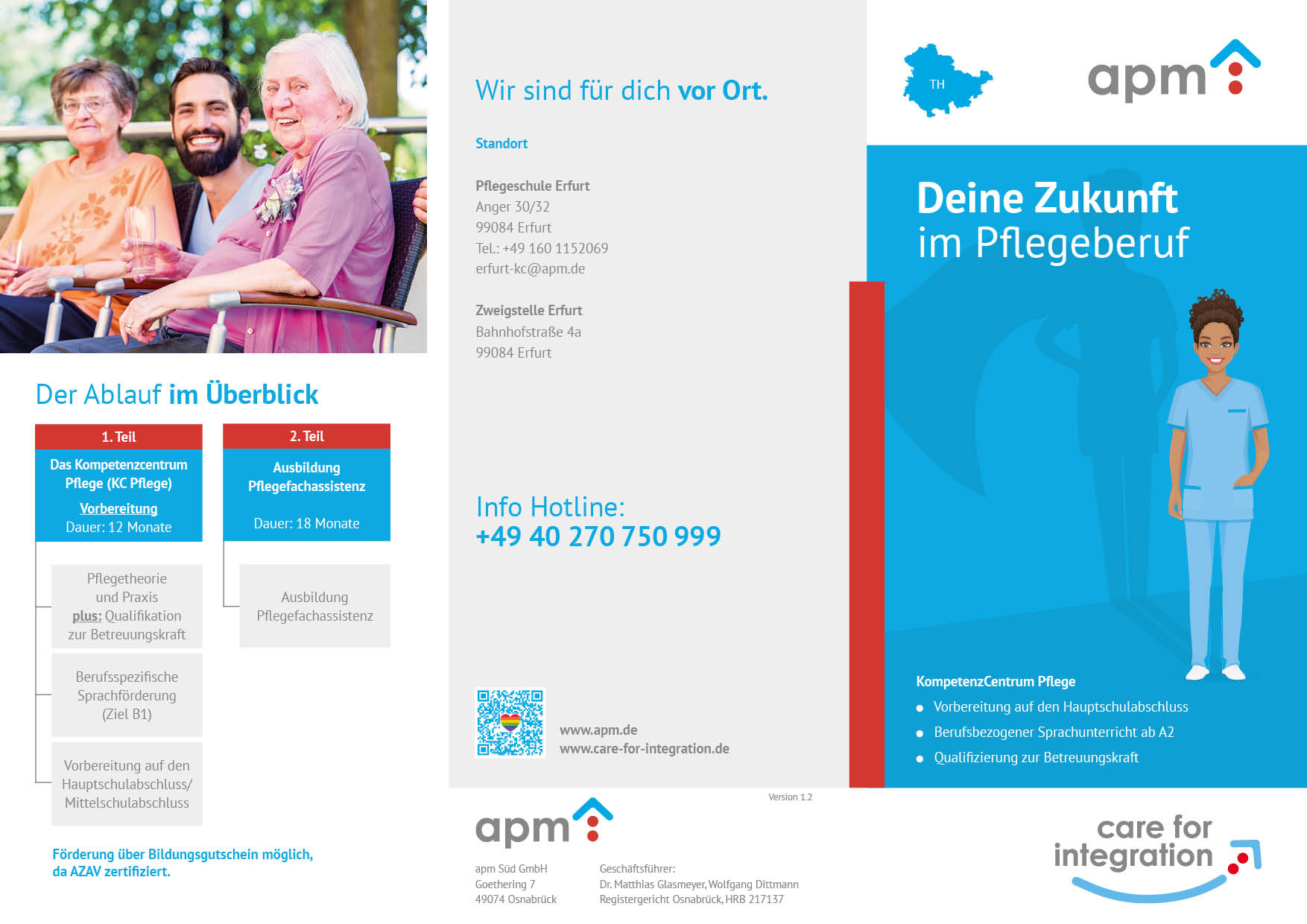 Hier Variante auswählen! Flyer – CFI/ KC/International Thüringen