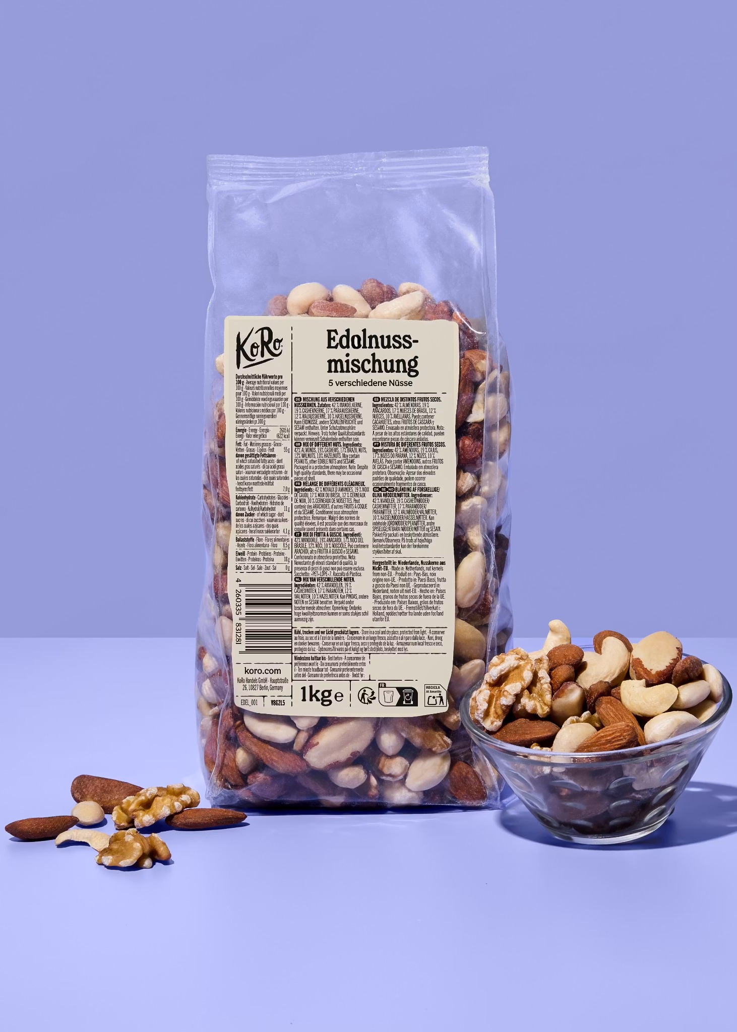 KoRo Edelnussmischung 1 kg