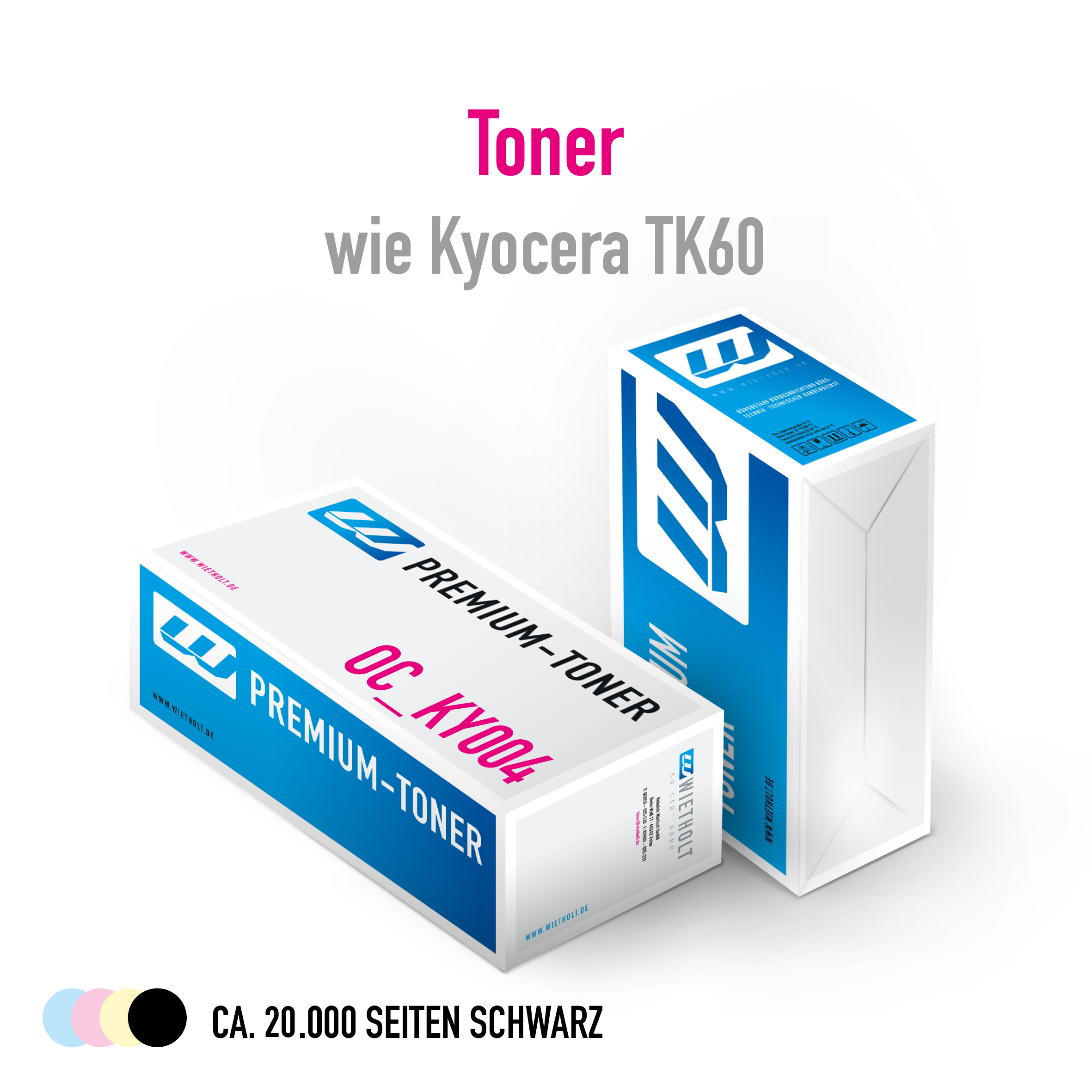 Wietholt Premium-Toner fuer Kyocera FS 1800/ N/ 380