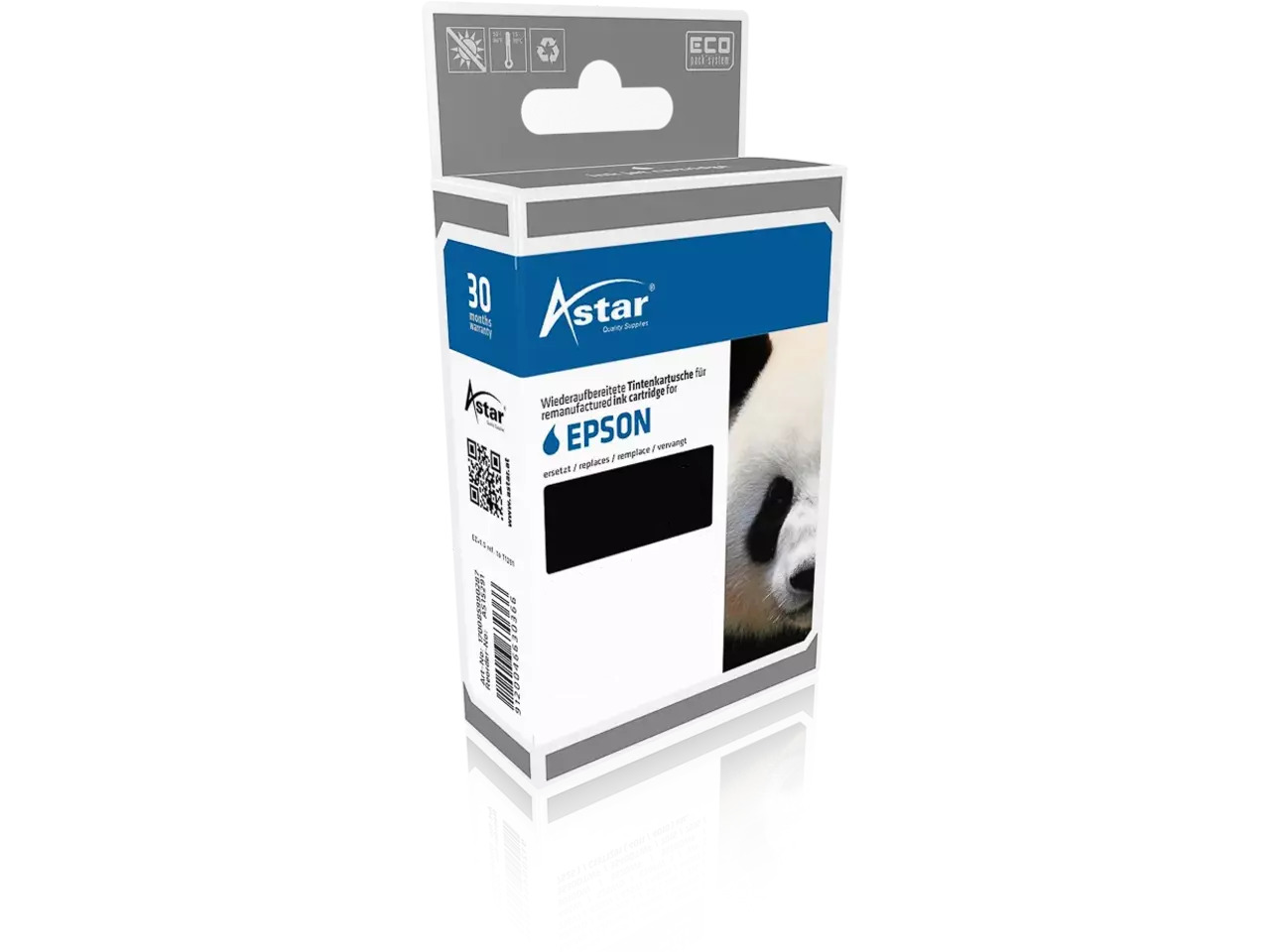 Astar Tintenpatrone AS70772 kompatibel mit Epson 604XL XP/WF black 9ml ca. 500 Seiten