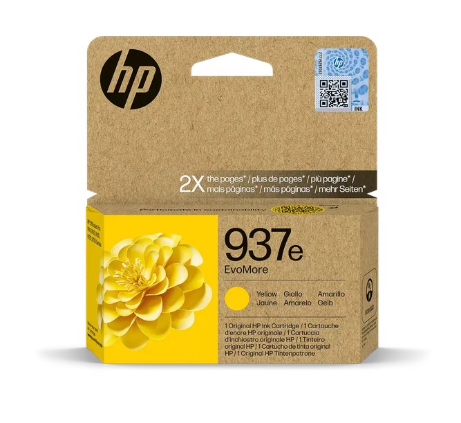 HP 937e EvoMore yellow Original Tintenpatrone für Officejet Pro 9110b, 9120b, 9720E, 9730e (ca. 1650S.) 4S6W8NE#CE1