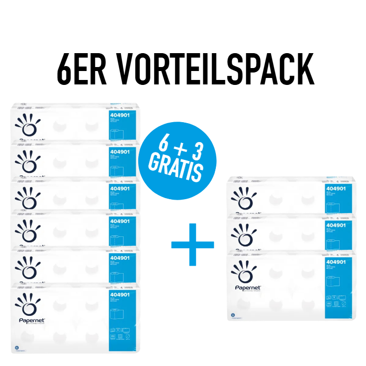 6x Papernet Toilettenpapier Special + GRATIS 3x Papernet Toilettenpapier Special