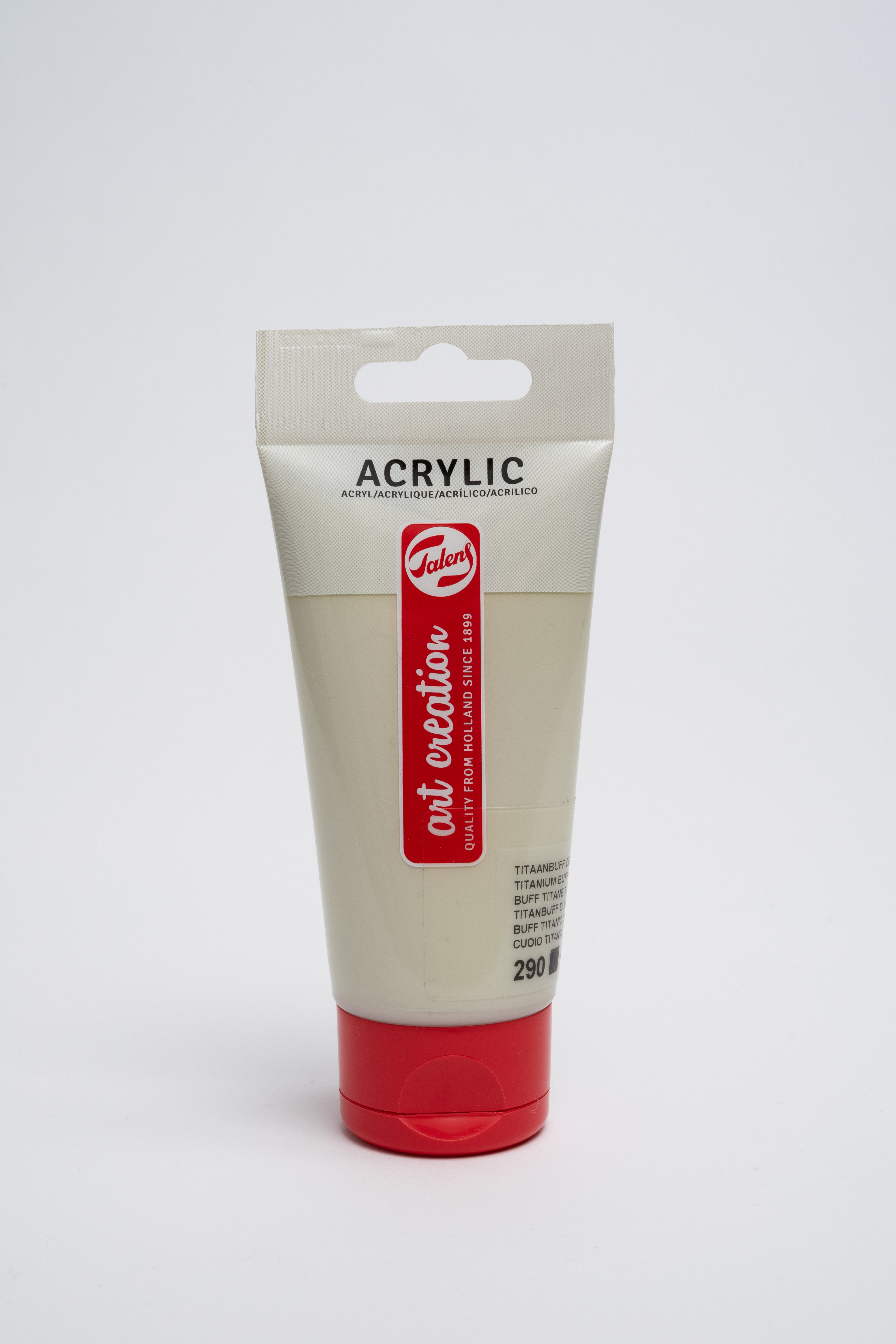 Acrylfarbe Tube 75 ml Titanbuff Dunkel 290