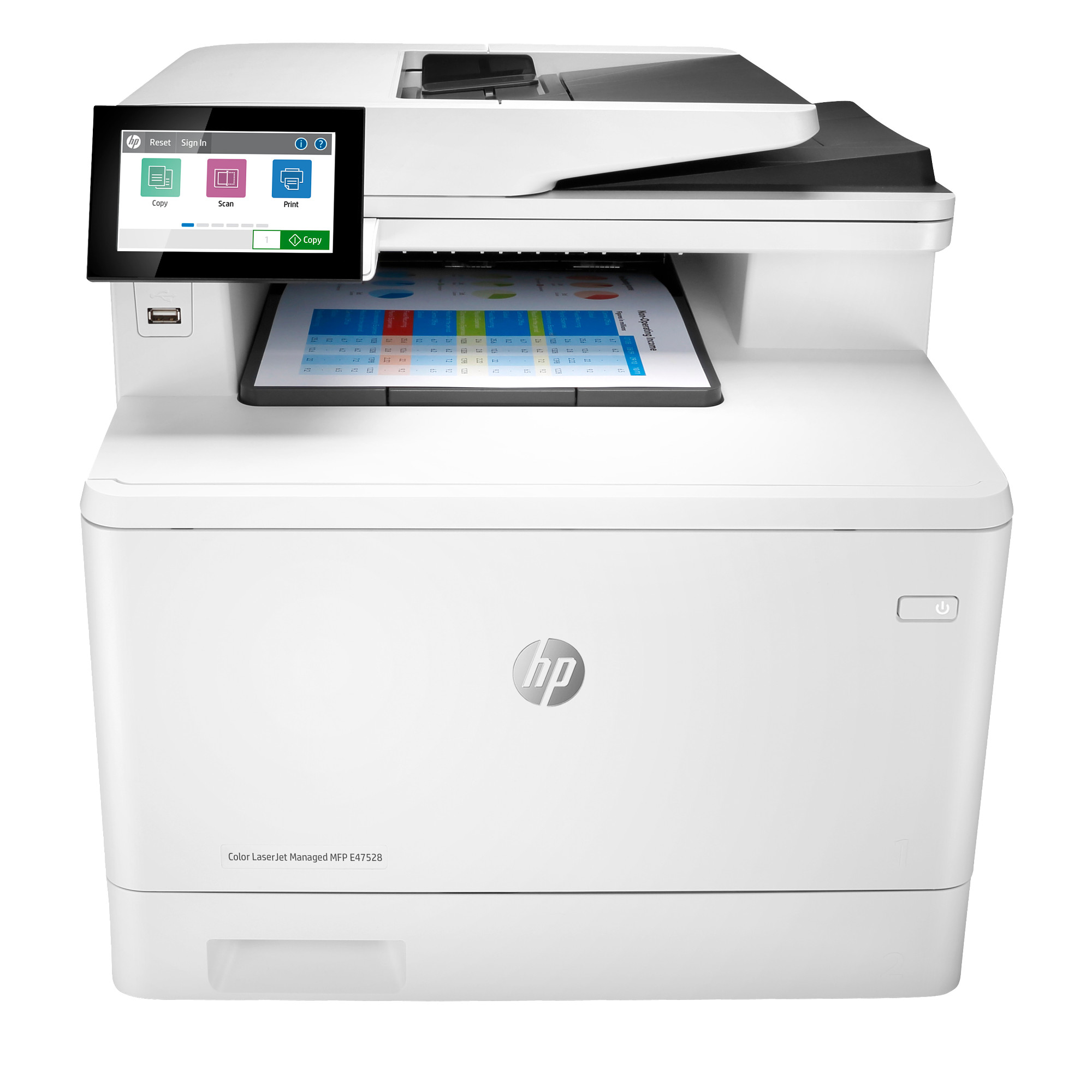 HP Color Laserjet Managed E47528f
