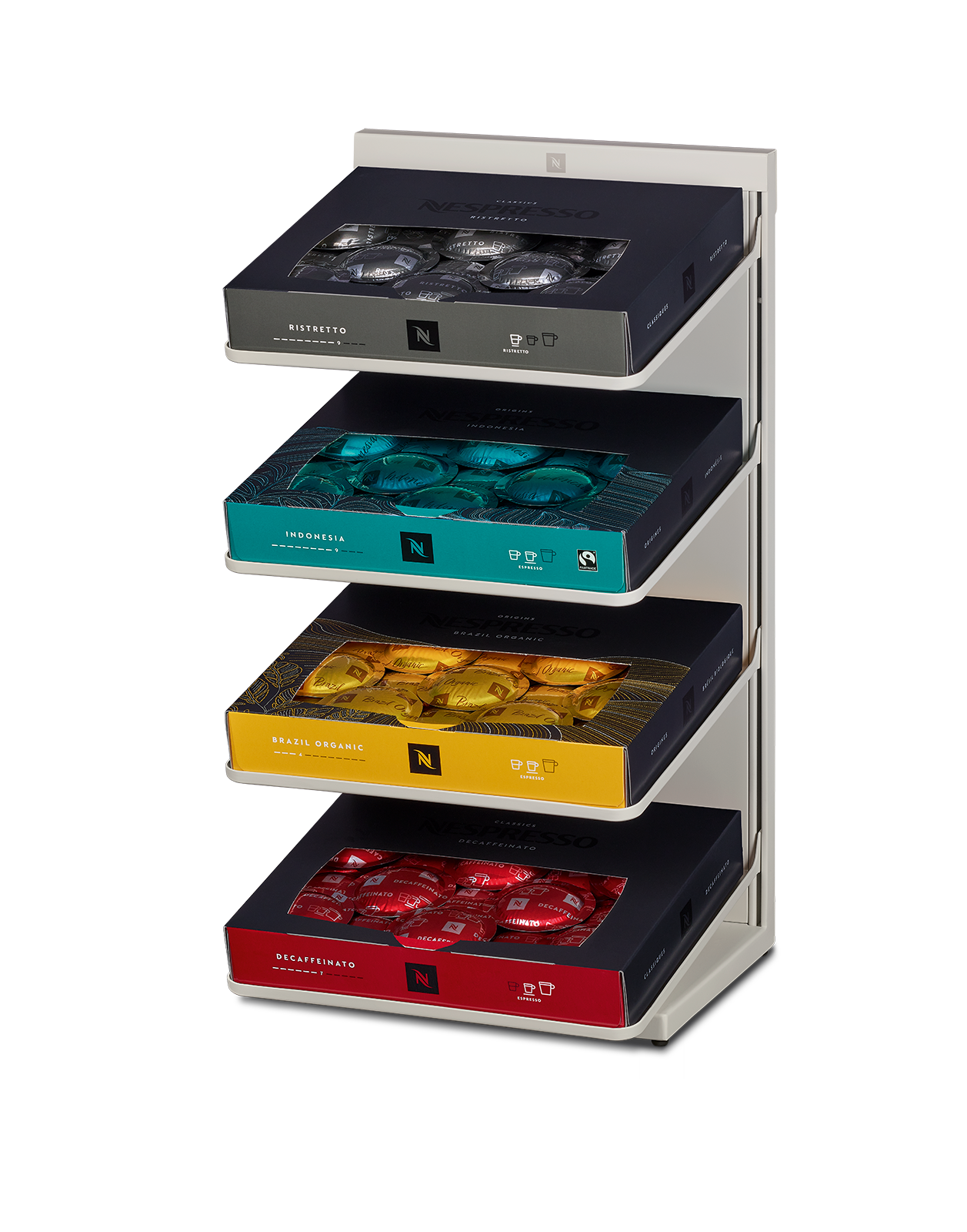 Etagen Kapseldispenser Pro (19,5 x 21,8 x 42 cm)