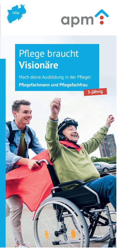 Hier Variante auswählen! Flyer, Pflegeschule - PFK "NRW"