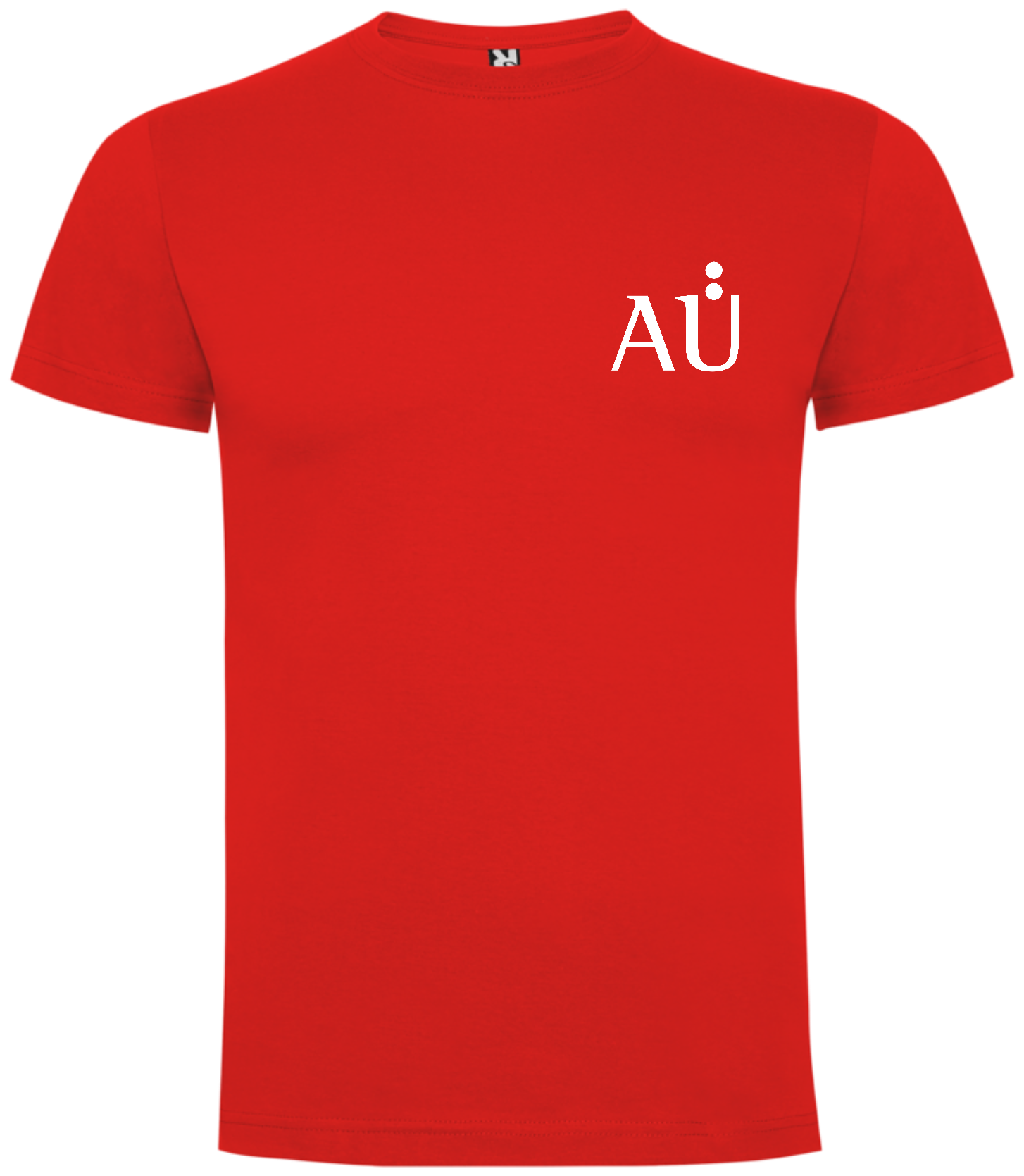 T-Shirt Unisex Farbe: rot Größe: 4XL inkl. Stick "AÜ"