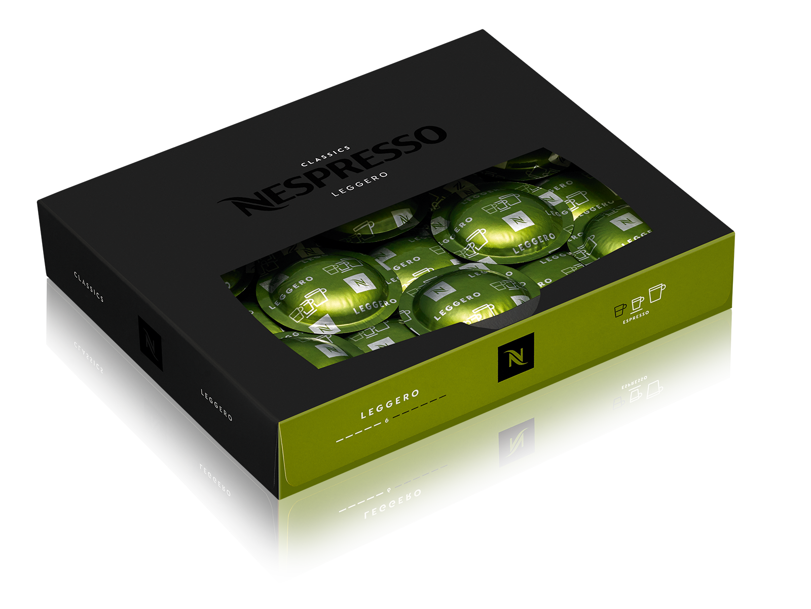 Kaffeekapseln Nespresso Leggero