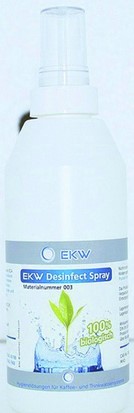EKW Desinfect Clean 250ml mit Sprühkopf, zur Reinigung von Wassserspendern und Kaffeeautomaten