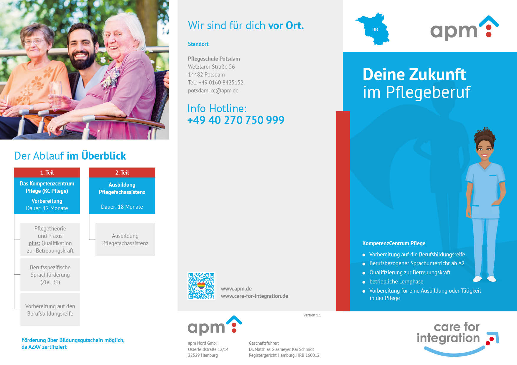 Hier Variante auswählen! Flyer – CFI/ KC/International "Brandenburg"