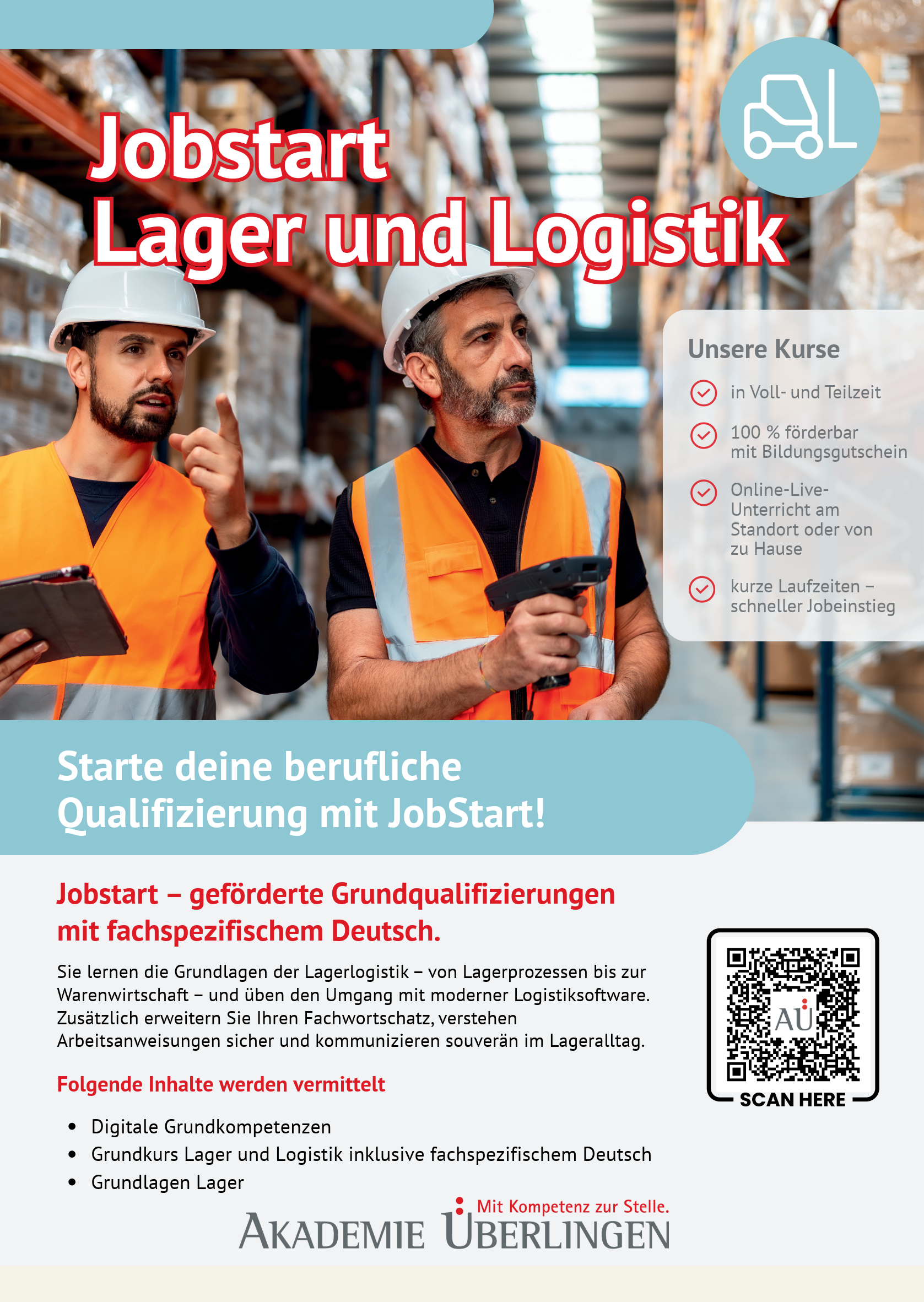 Jobstart - Hier Variante auswählen