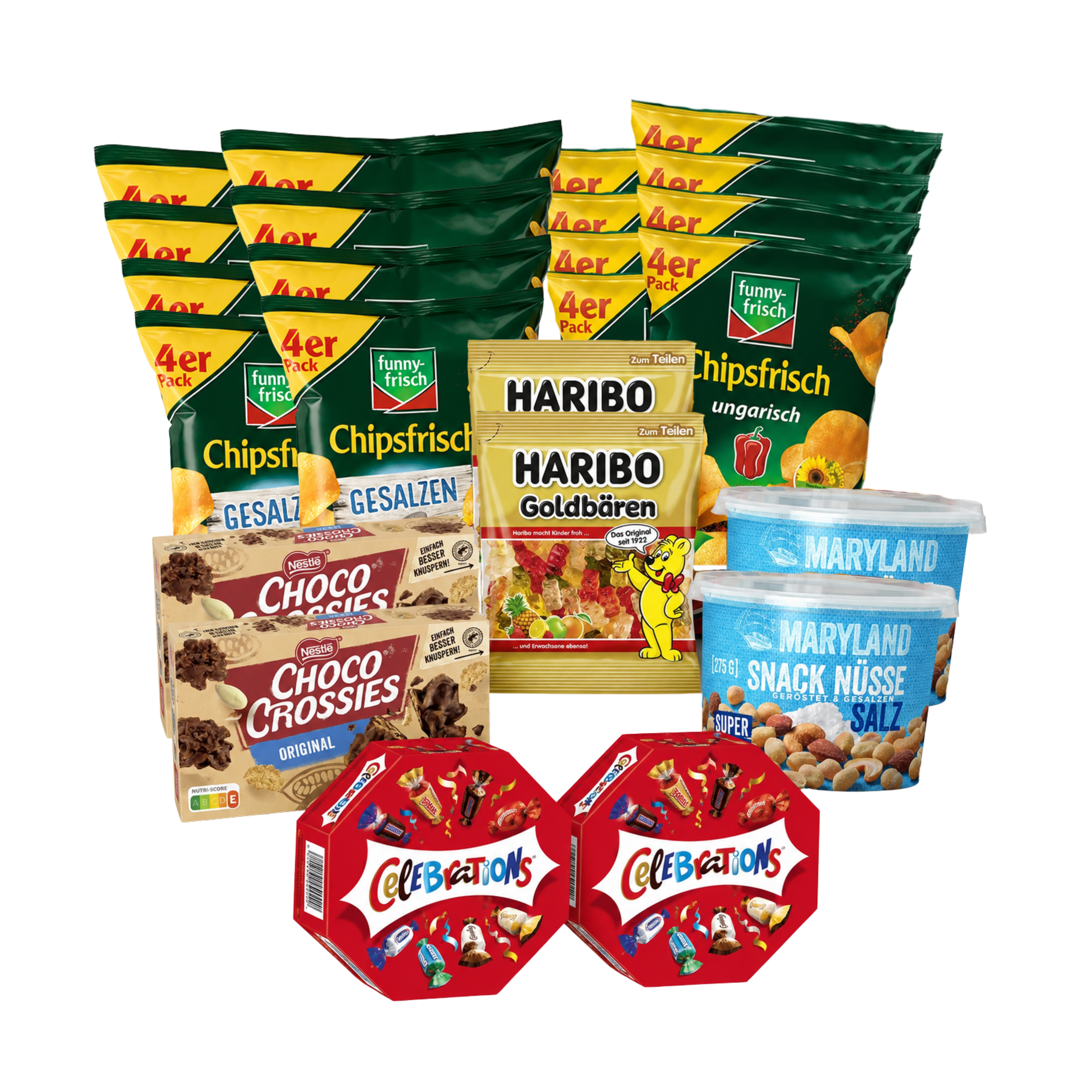 WM Snack Bundle für 10 Personen – „Klassischer Anstoß XL“