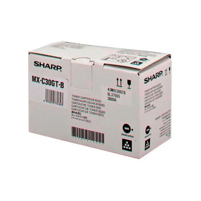 Sharp MX-C30GTB Toner 6.000 Seiten - Schwarz - original – Tonerpatrone