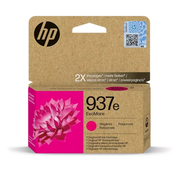 HP 937e EvoMore magenta Original Tintenpatrone für Officejet Pro 9110b (ca. 1650S.) 4S6W7NE#CE1