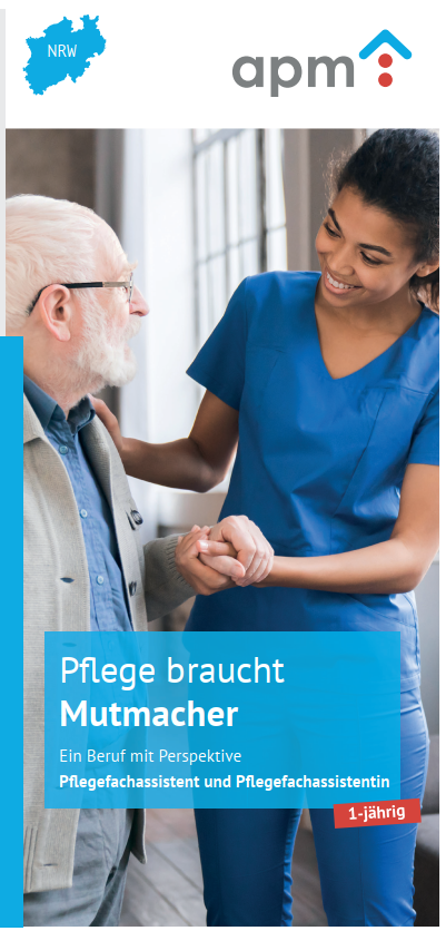 Hier Variante auswählen! Flyer, Pflegefachassistent:in, Altenpflegehelfer:in und PFA