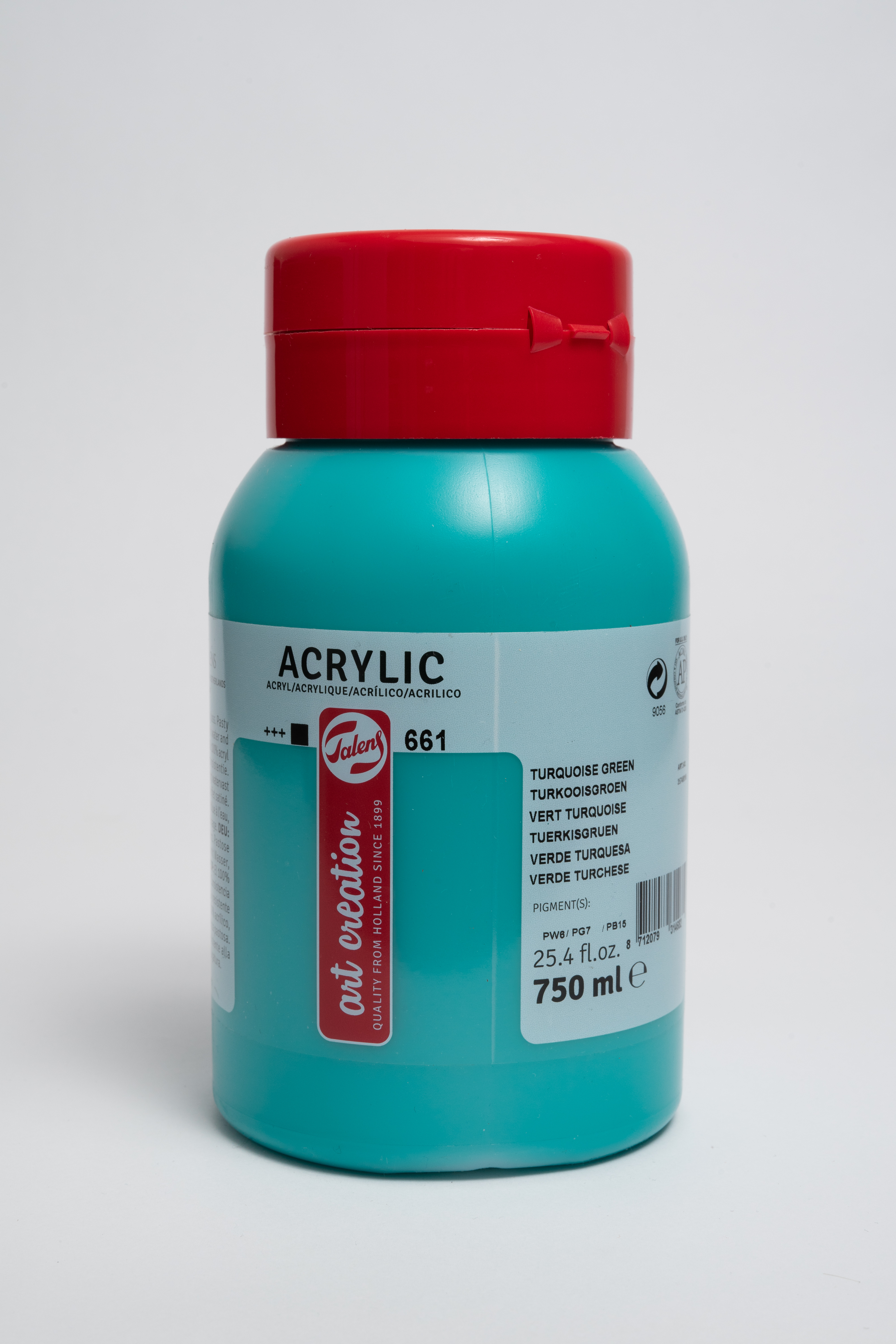 Talens Art Creation Acrylfarbe Flasche 750 ml Türkisgrün 661