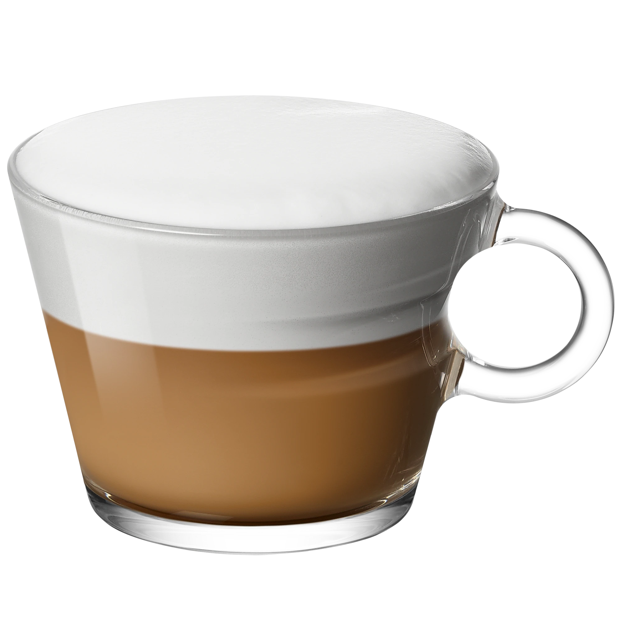 Cappuccino Tassen aus Hartglas – 170 ml (12 Stück)