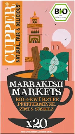 Kräutertee Marrakesh Markets mit Pfefferminze 35 g