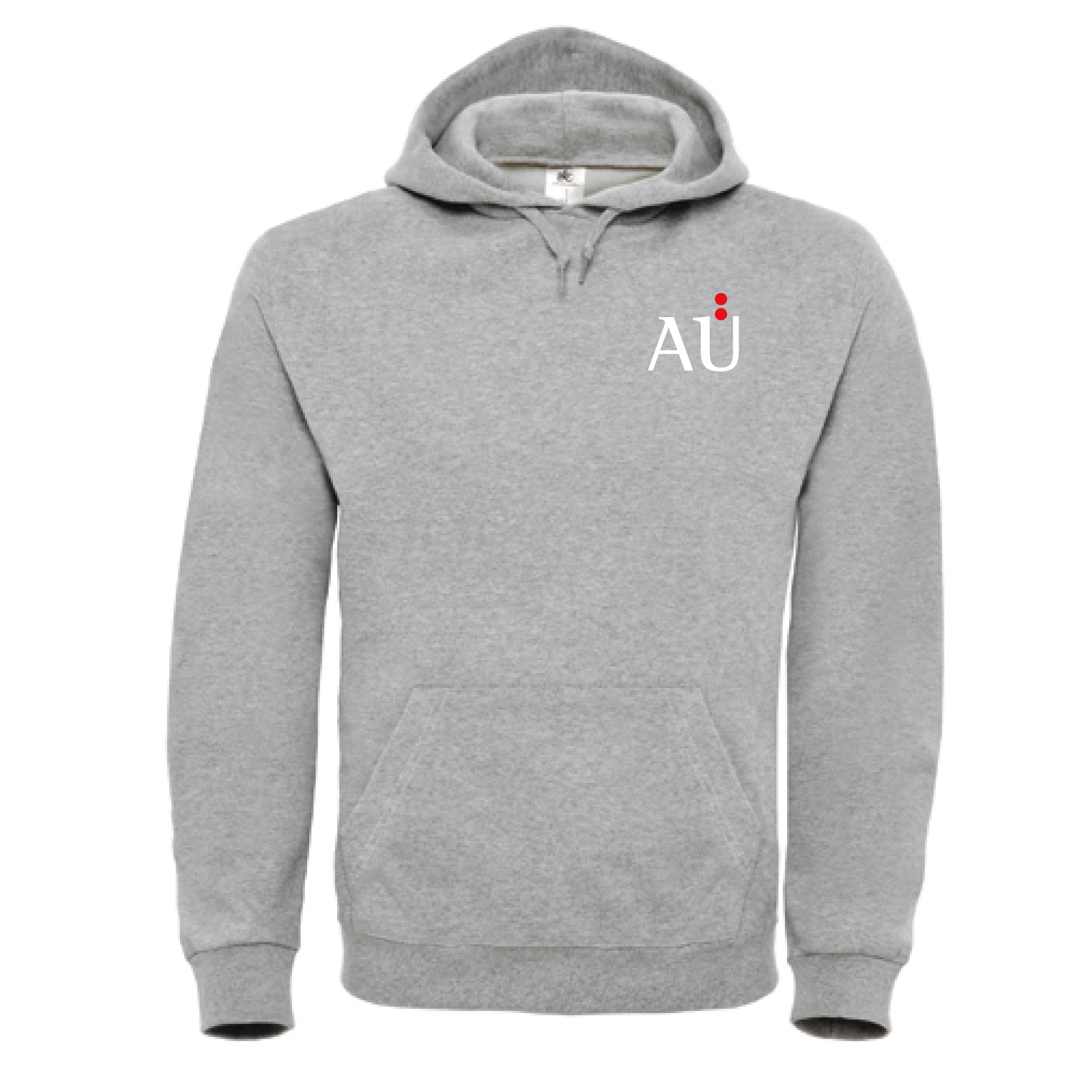 Hoodie Unisex B&C ID.003 Farbe: grau meliert Größe: 5XL inkl. Stick "AÜ"