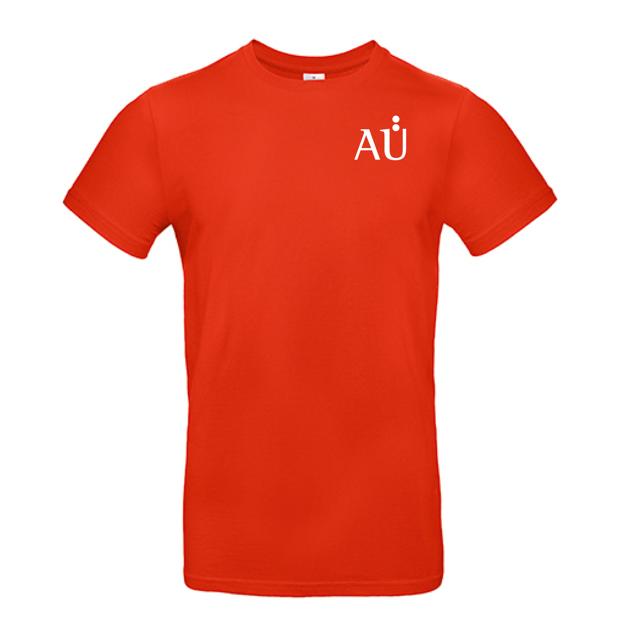 T-Shirt Unisex B&C #E190 Farbe: rot Größe: 3XL inkl. Stick "AÜ"